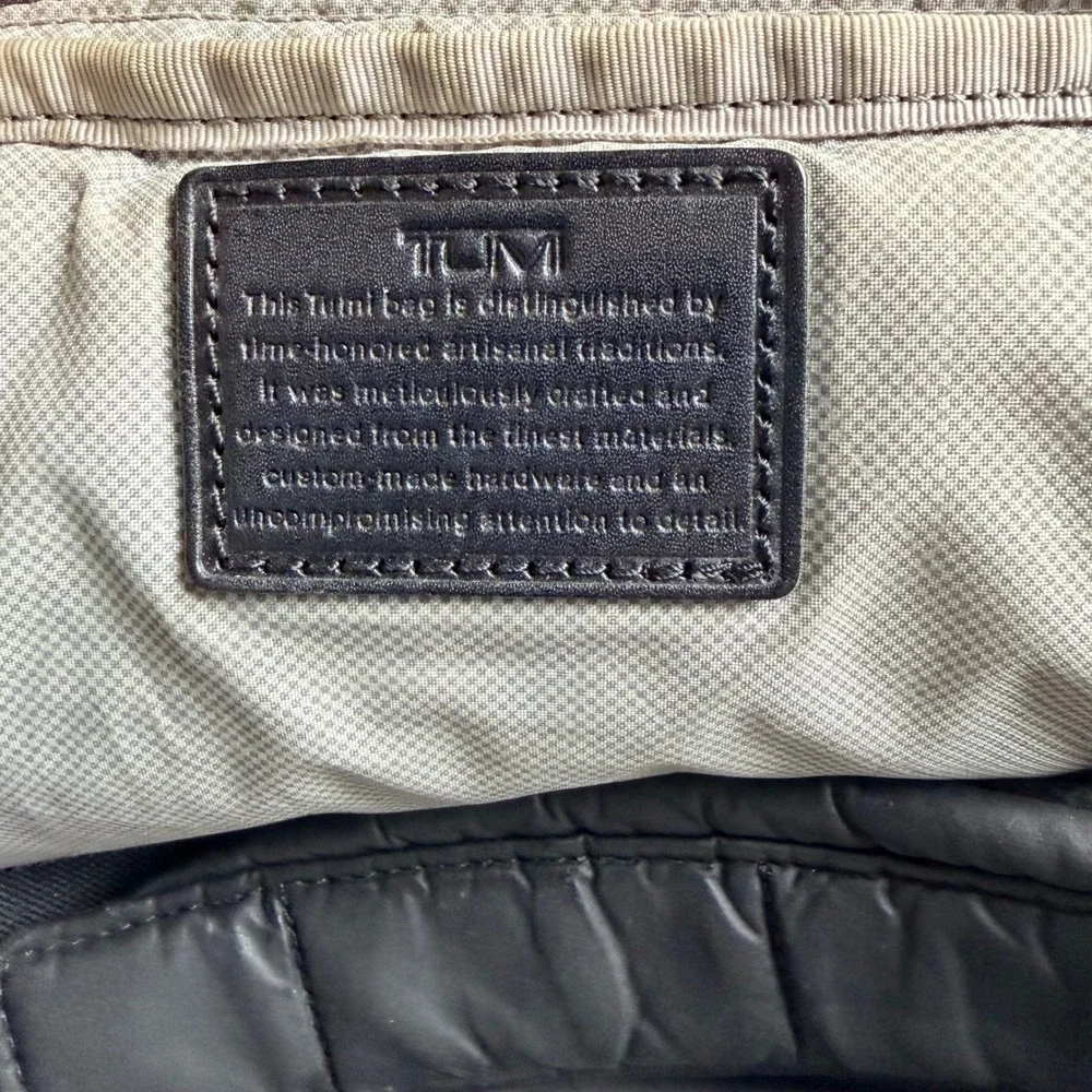 Tumi Alpha Bravo Brooks Slim Briefcase‎ Black Camo Ballistic Nylon Bag 61011DCM
